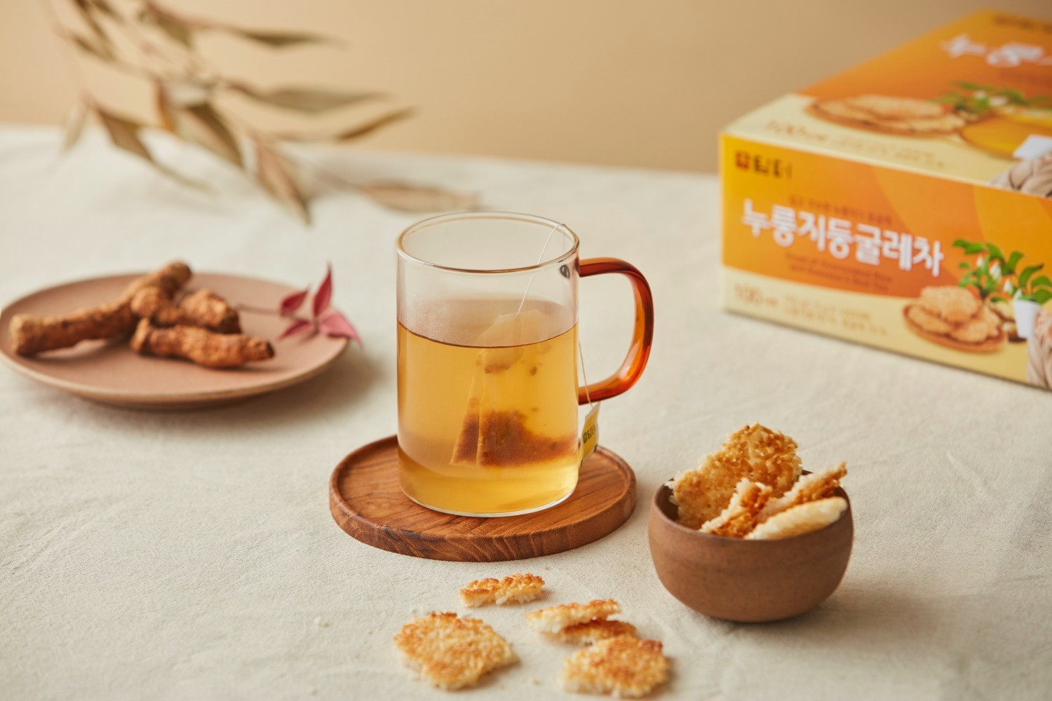 Damtuh Korean Roasted Rice & Solomon’s Seal Tea 누룽지 둥굴래차 Traditional Herbal Tea