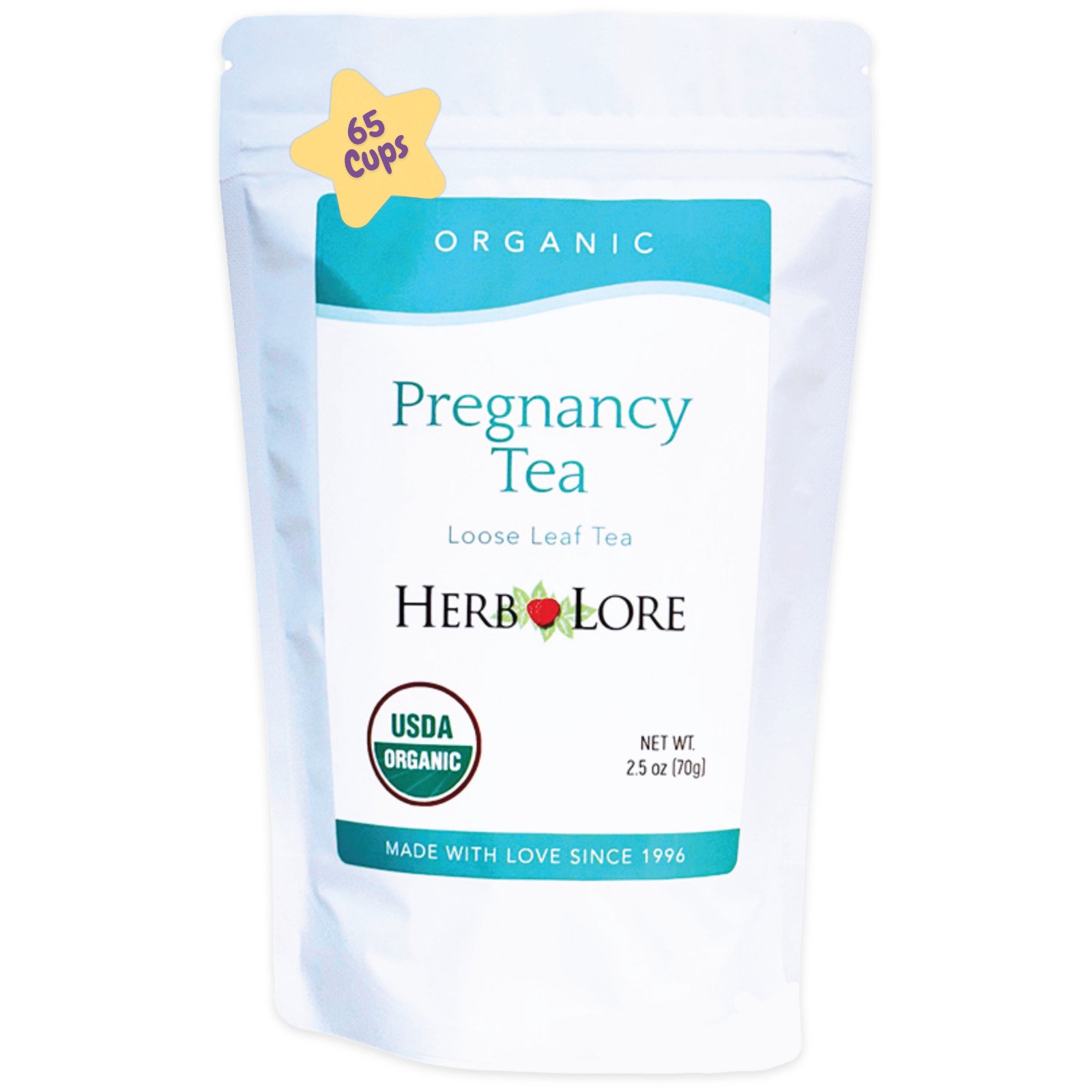 Herb Lore Pregnancy Tea – Red Raspberry Leaf Morning Sickness Trimester Support