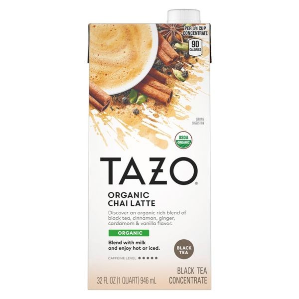 Tazo Organic Tea Latte Chai Black Tea – 32 fl oz