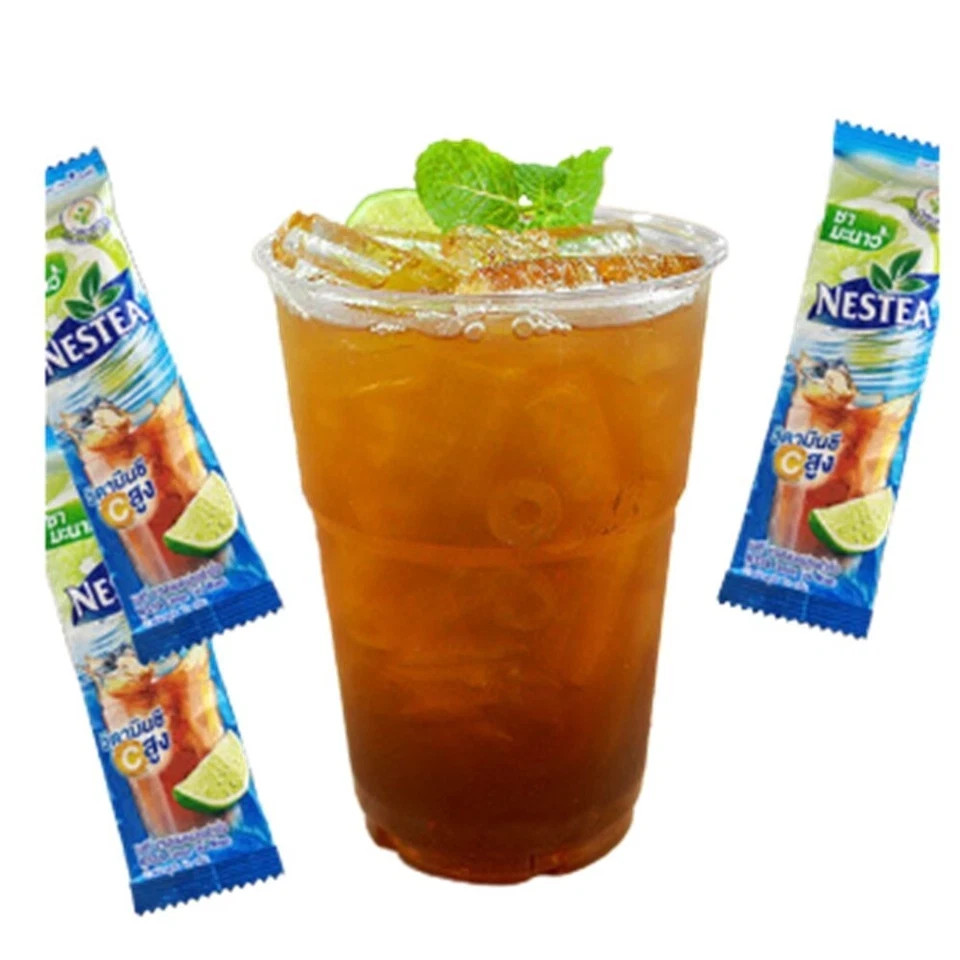 Nestea LEMON TEA Instant Powder Sour & Sweet Taste Drink Iced Fresh (18 Sachets)