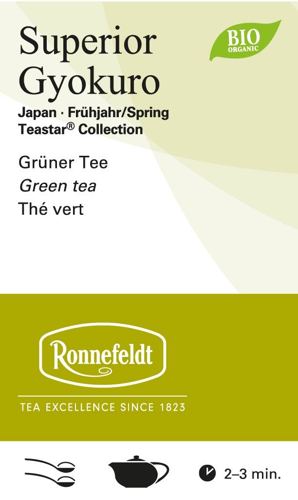 Ronnefeldt TeaStar Collection Premium Green – Superior Gyokuro (Organic) – 100 g