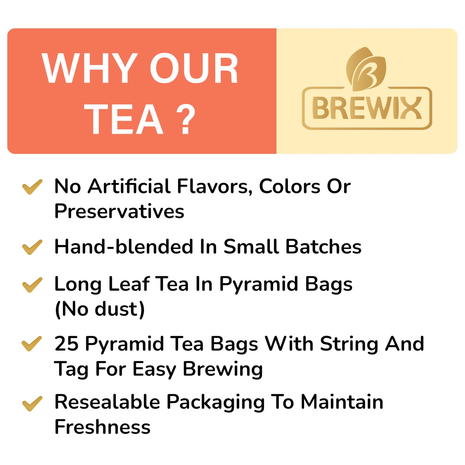 Peach Black Tea 25 Pyramid Bags – Premium Caffeinated Floral Drink