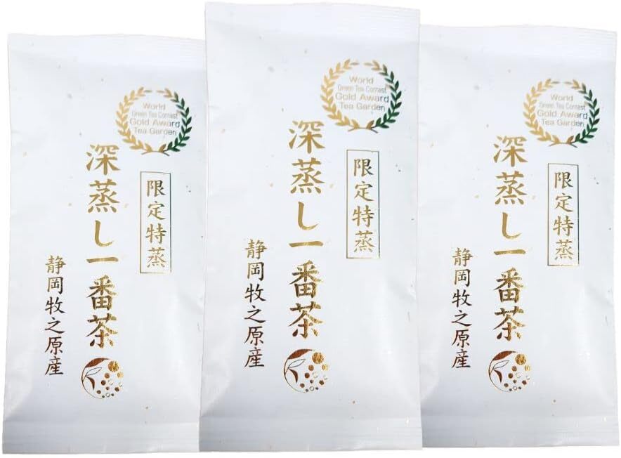 Shizuoka Fukamushi Ichibancha Sencha Green Tea 100g×3 From Japan