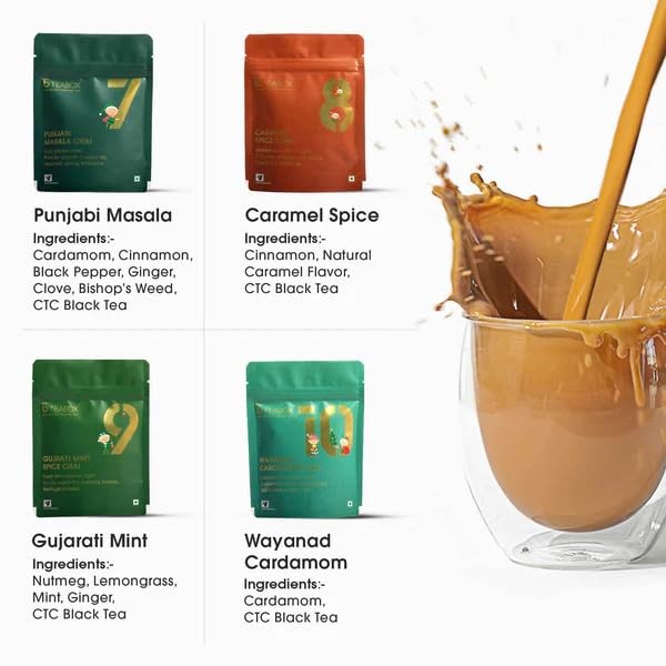 Teabox Advent Chai Trial Pack (Limited Edition) | 10 Authentic Indian Chai…