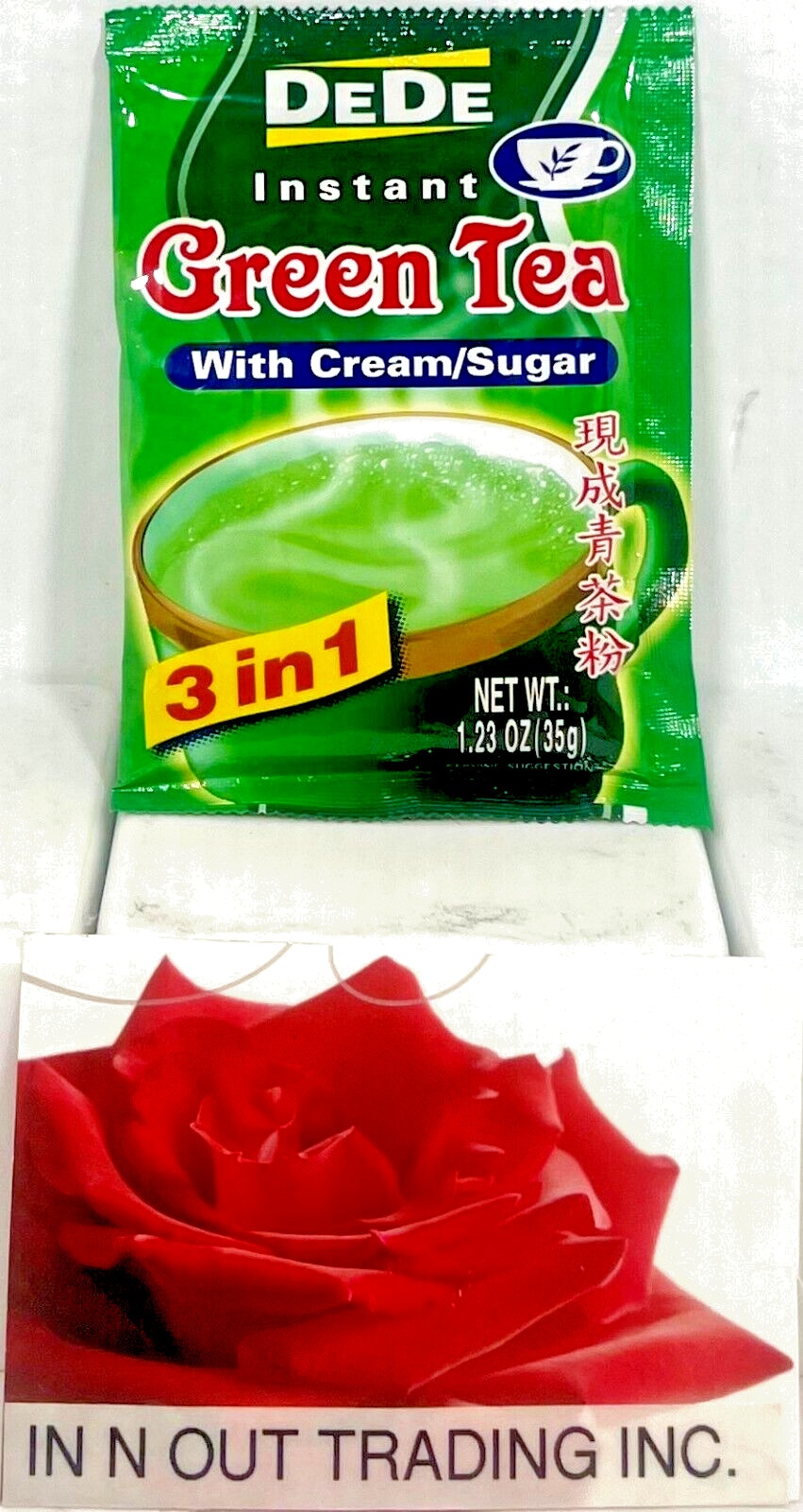DEDE 3-In-1 Instant Green Tea with Cream+Sugar 12 Sachets x 35g(Pack of 3) ~SALE