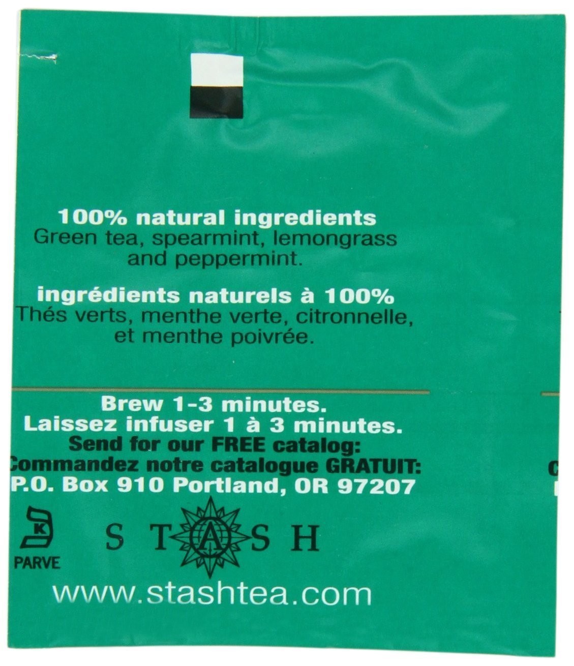 Moroccan Mint Green Tea Bags 100 Count Fresh & Aromatic Hot Iced