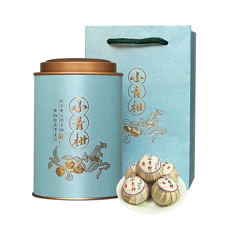 200g Yunnan Small Green Mandarin Orange Royal Court 6 Years Chen Ripe Pu’er Tea