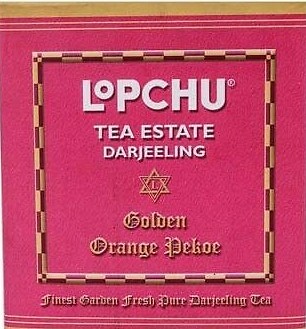 6 X LOPCHU GOLDEN ORANGE PEKOE 250 gm ( Pink Box) LONG EXPIRY
