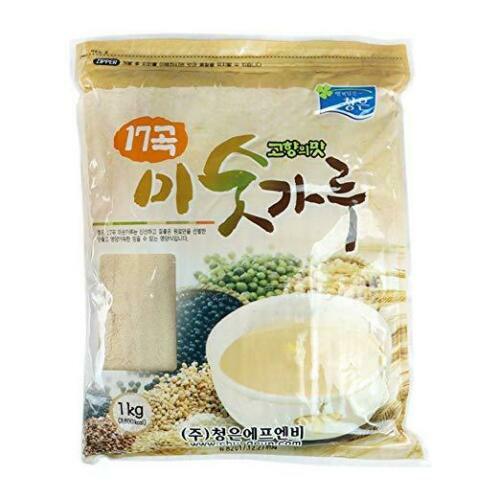Korean 17 Roasted Grains Powder (Misugaru) 2.2 Pound Mixed Grains Tea