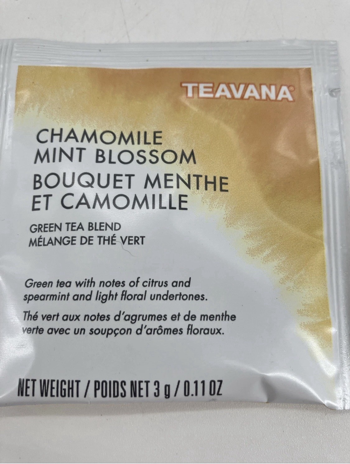 Teavana Tea Sachets Chamomile Mint Blossom Herbal 75 Sachets Exp 2027