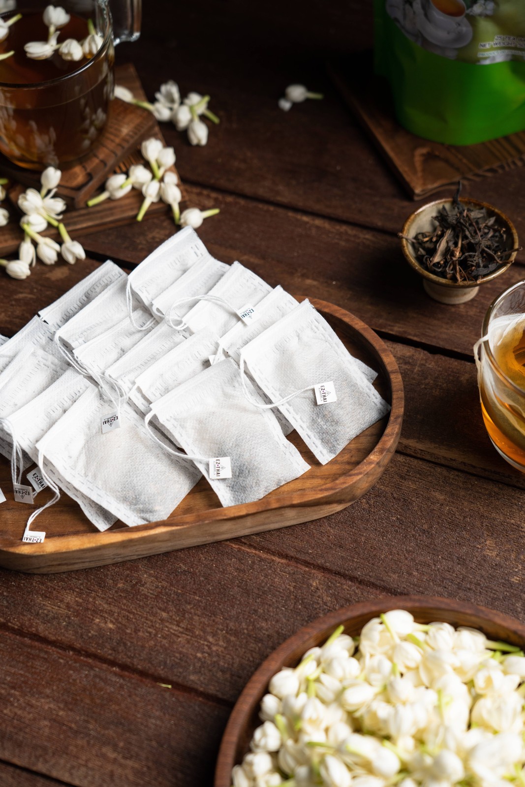 EZ THAI Jasmine Tea Leaves Assam, 25 Bags, 50gram