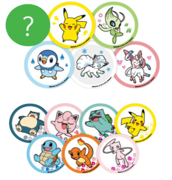 Pokemon Kombucha 8 flavors (8 * 10t) + coaster 8