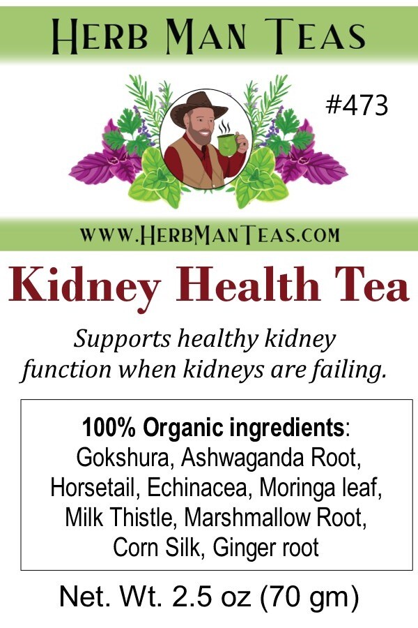 KIDNEY HEATLH TEA- Supports weak kidneys and improves function