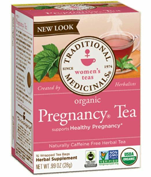 64 Bags Traditional Medicinals – Organic – Caffeine Free – Pregnancy Tea