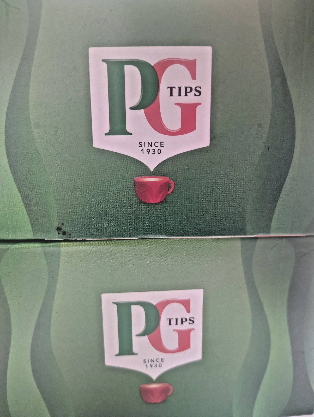 PG Tips Original Black Tea, 40 Bags/Box, BB 7/2027, Lot of 2