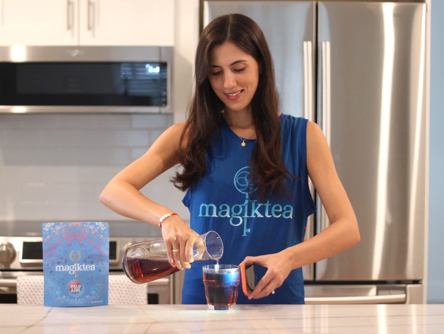 Magiktea Palo Azul, Loose Tea 2 oz (30 cups), USDA Organic, Kidneywood, 2