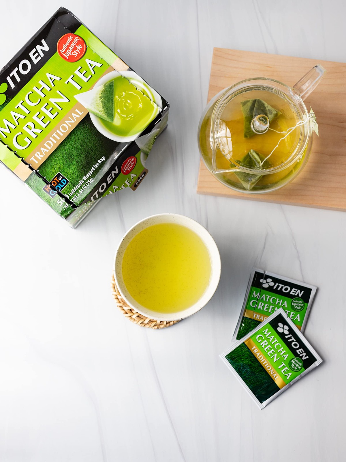 Traditional Matcha Green Tea 50 Count Zero Calories, Caffeinated