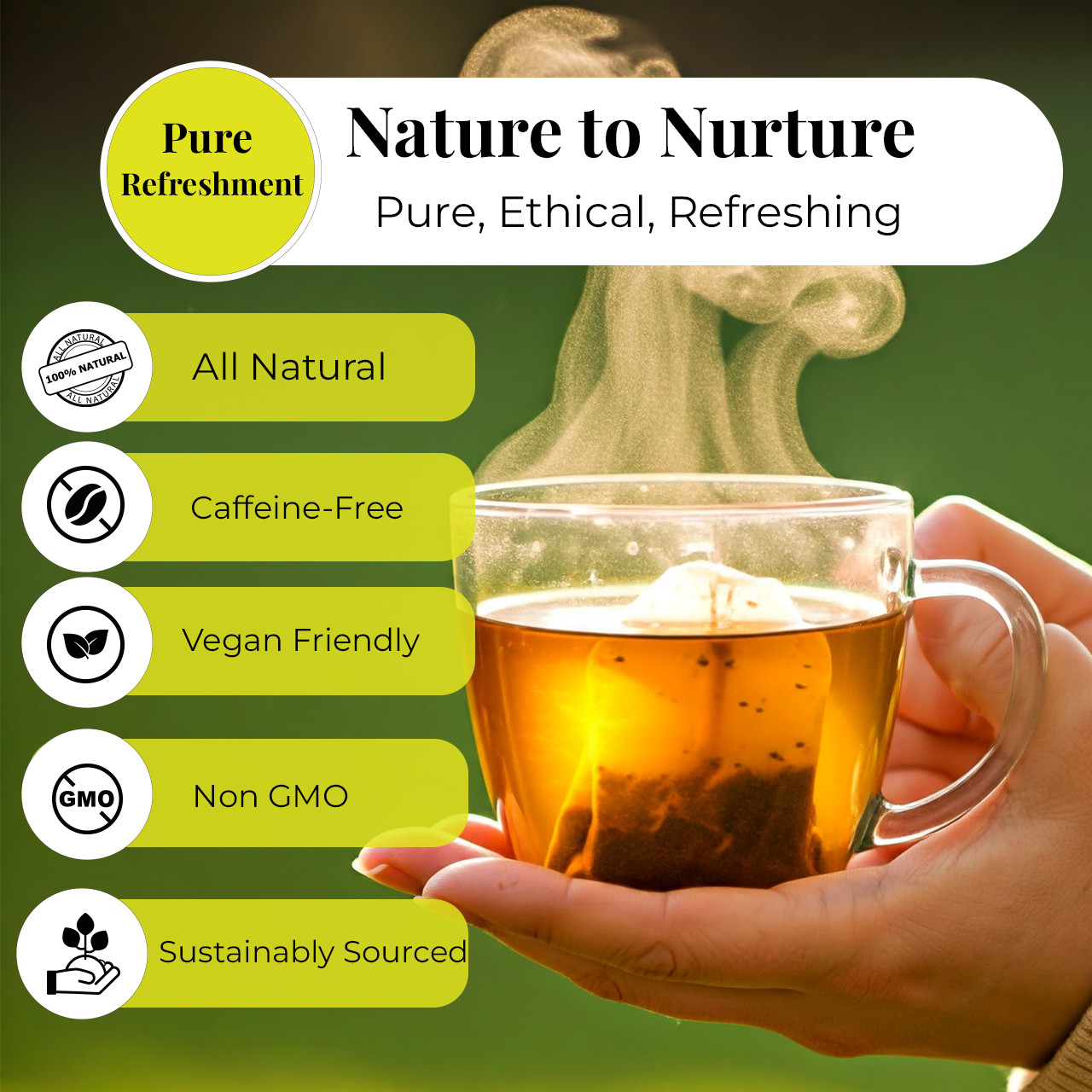 75 Papaya Tea Bags, Papaya Leaf Tea, Te De Hojas De Papaya, Herbal Tea