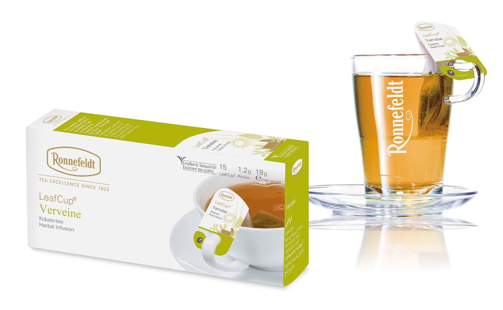 Ronnefeldt Leafcup® Verveine. 15 premium herbal tea bags