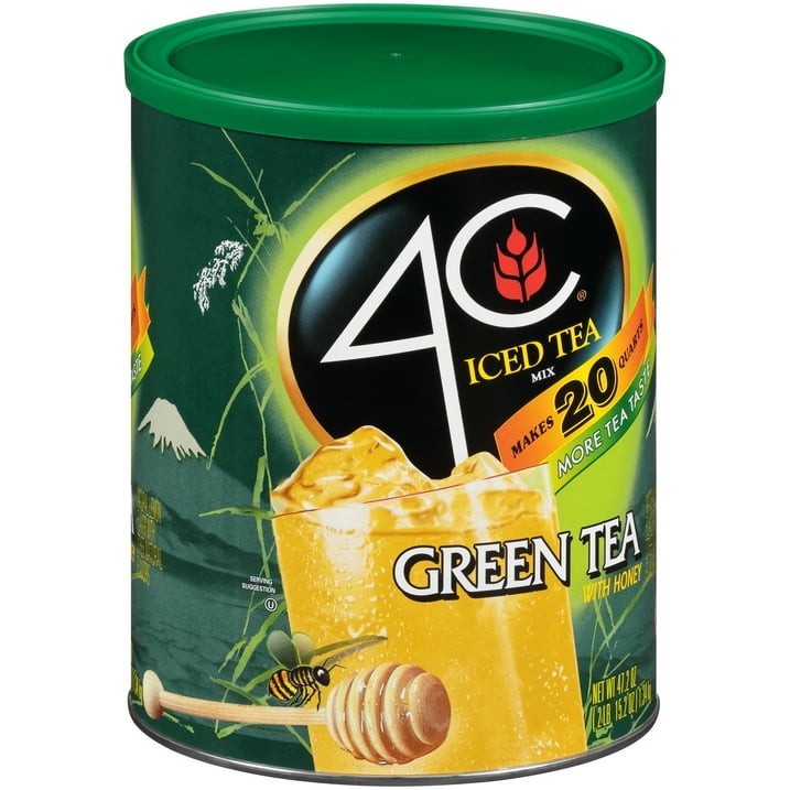 Iced Tea Mix, Green Tea with Honey Natural lemon flavor with other natural flavo