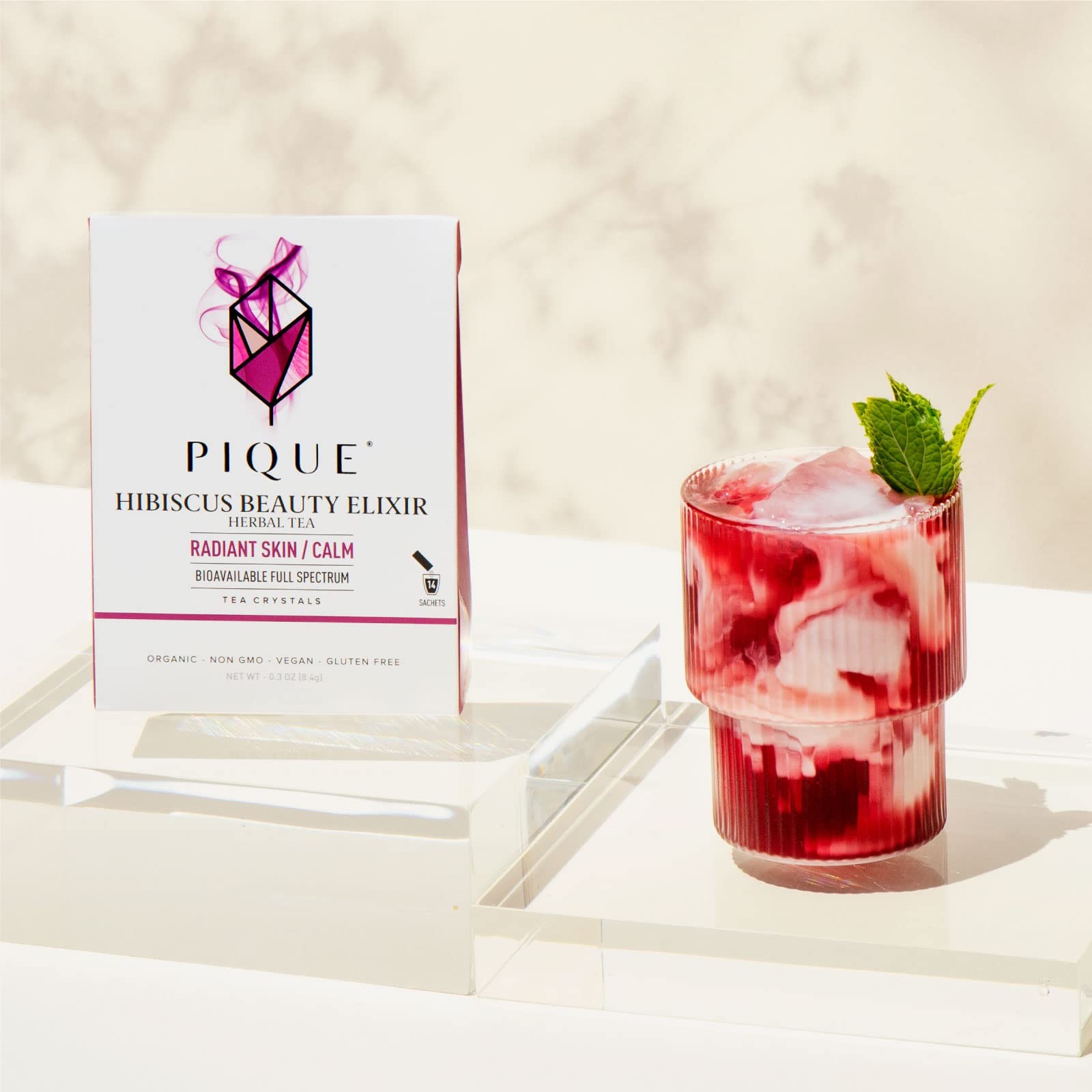 Pique Organic Hibiscus Tea Crystals – Powerful Antioxidants and Caffeine-Free…