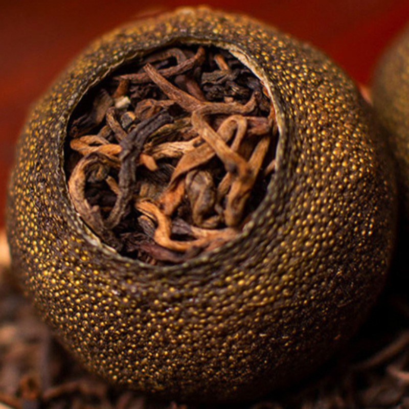 200g Yunnan Small Green Mandarin Orange Royal Court 6 Years Chen Ripe Pu’er Tea