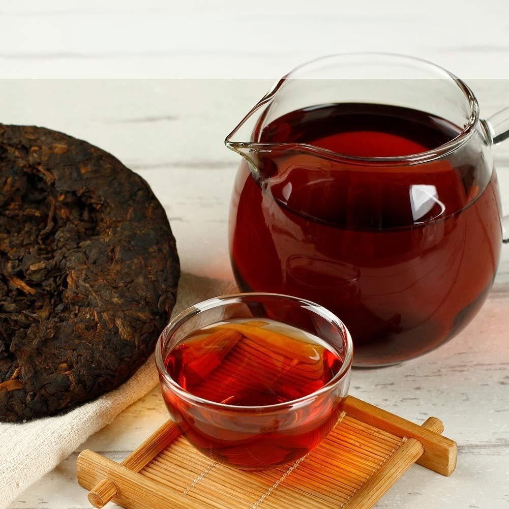 Yunnan Ripe Pu-erh Tea Cake 100g – Deep Earthy Flavor & Gentle Energy Boost