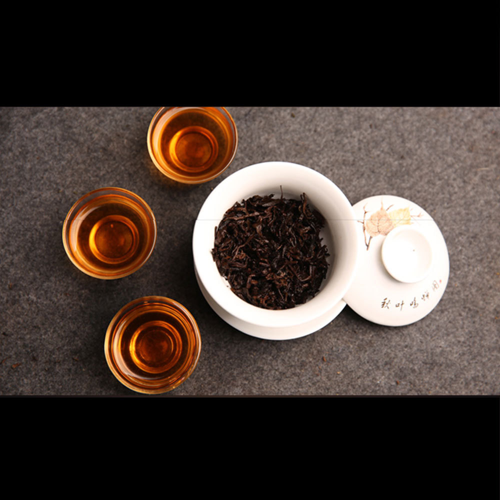 Premium Shudaizi Top Ripe Tea “Jin Zhen Gong Ting” Royal Palace Shu Puer 357g