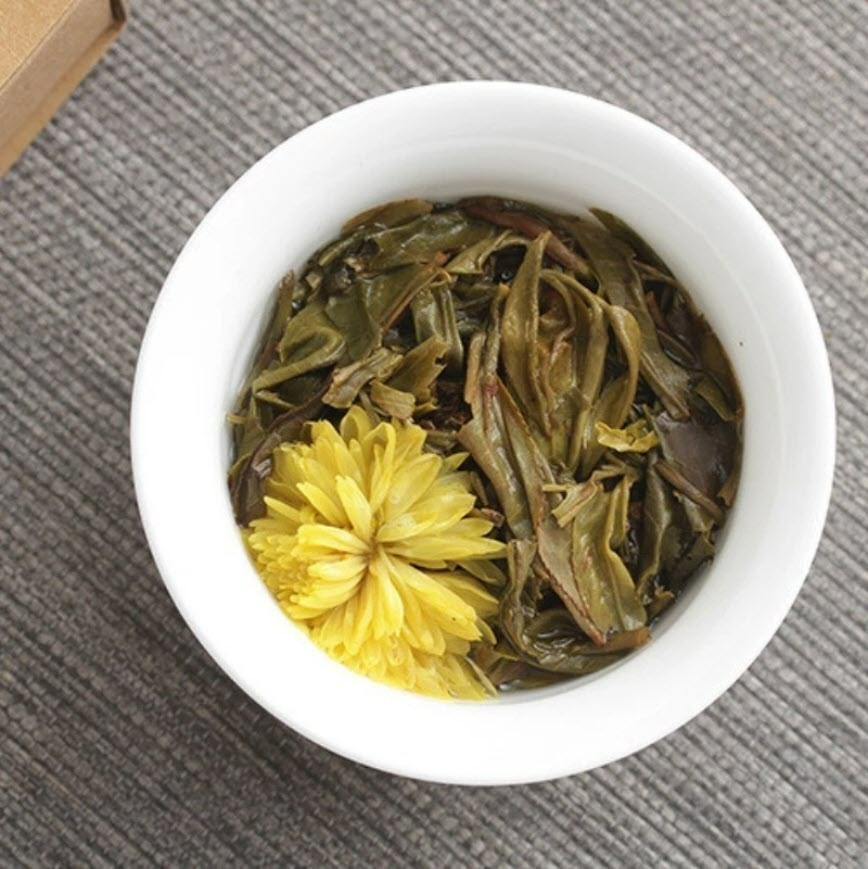 Yunnan Pu’er Scented Tea 120g (18pcs)Dragon Ball Raw Tea Rose Jasmine 6 Flavors