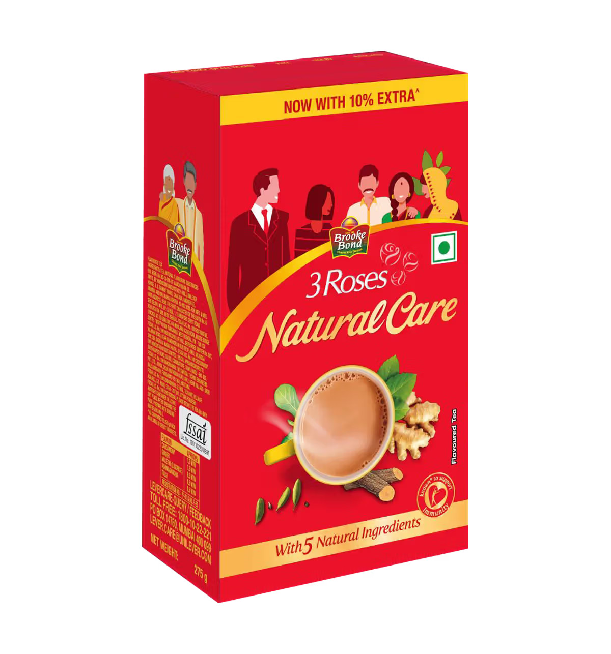 BROOKE BOND 3 ROSES NATURAL CARE MASALA TEA (250GM)