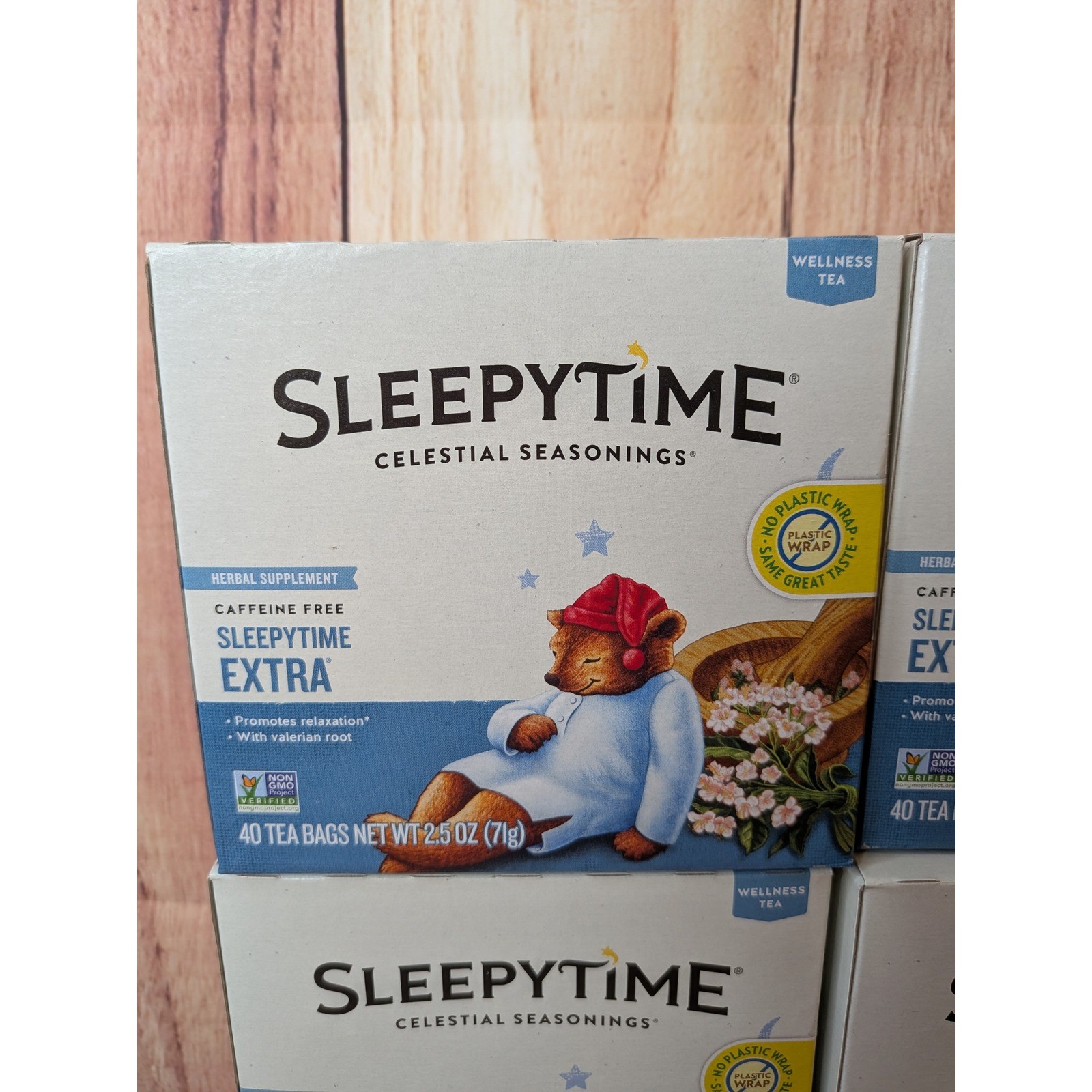 Celestial Seasonings Sleepytime Extra Herbal Tea 40 Count Pack of 6 Exp 6/2027