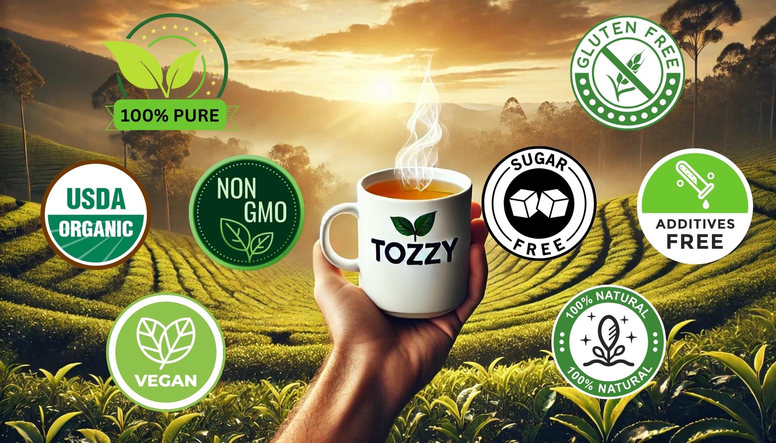 Organic Ashwagandha Tea – 100 Count (Pyramid Tea Bags) | Pure Plant-Based Ing…