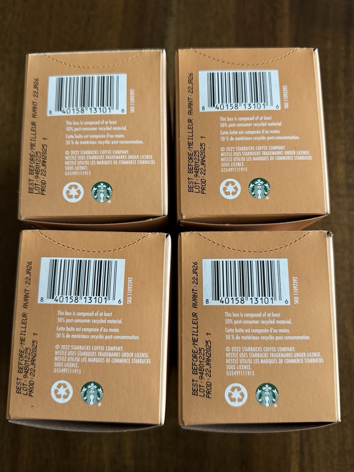 Lot Of 4 Teavana Ginger Peach Green Tea 24ct (READ DESC) Jan/2026