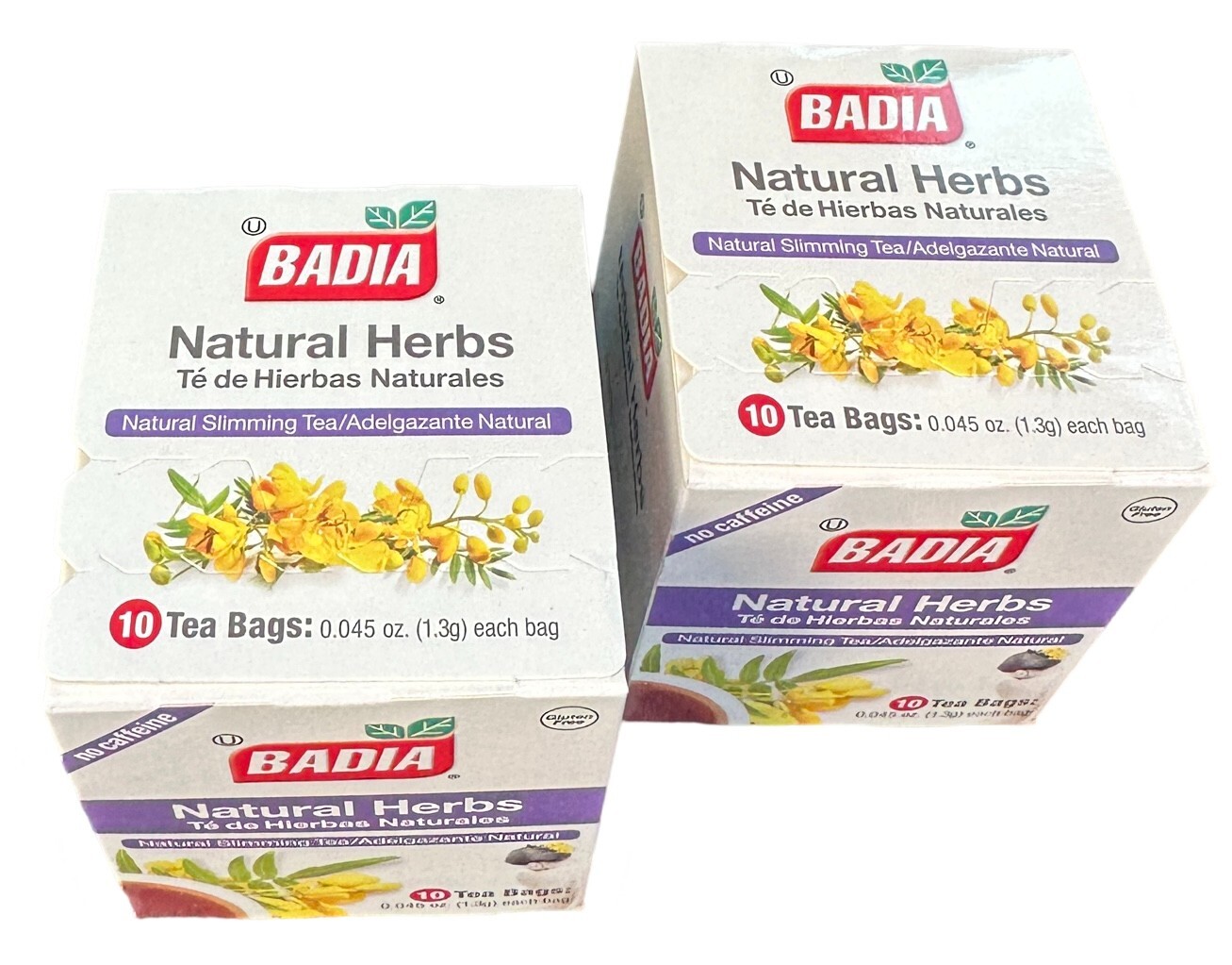 Badia – Natural Herbs Slimming/Slim Tea – Lose Weight Detox 10 Bags, 2,4,6 Box.