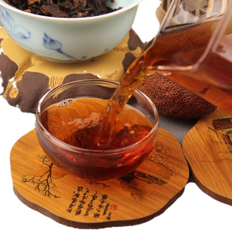500g Pu’er Tea Ripe Tea Loose Tea Ganpu Pu Erh Tea 312 Aged Orange Pu Tea