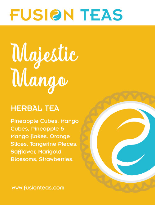 Majestic Mango Herbal Fruit Tea – Loose Leaf Tisane – Fusion Teas