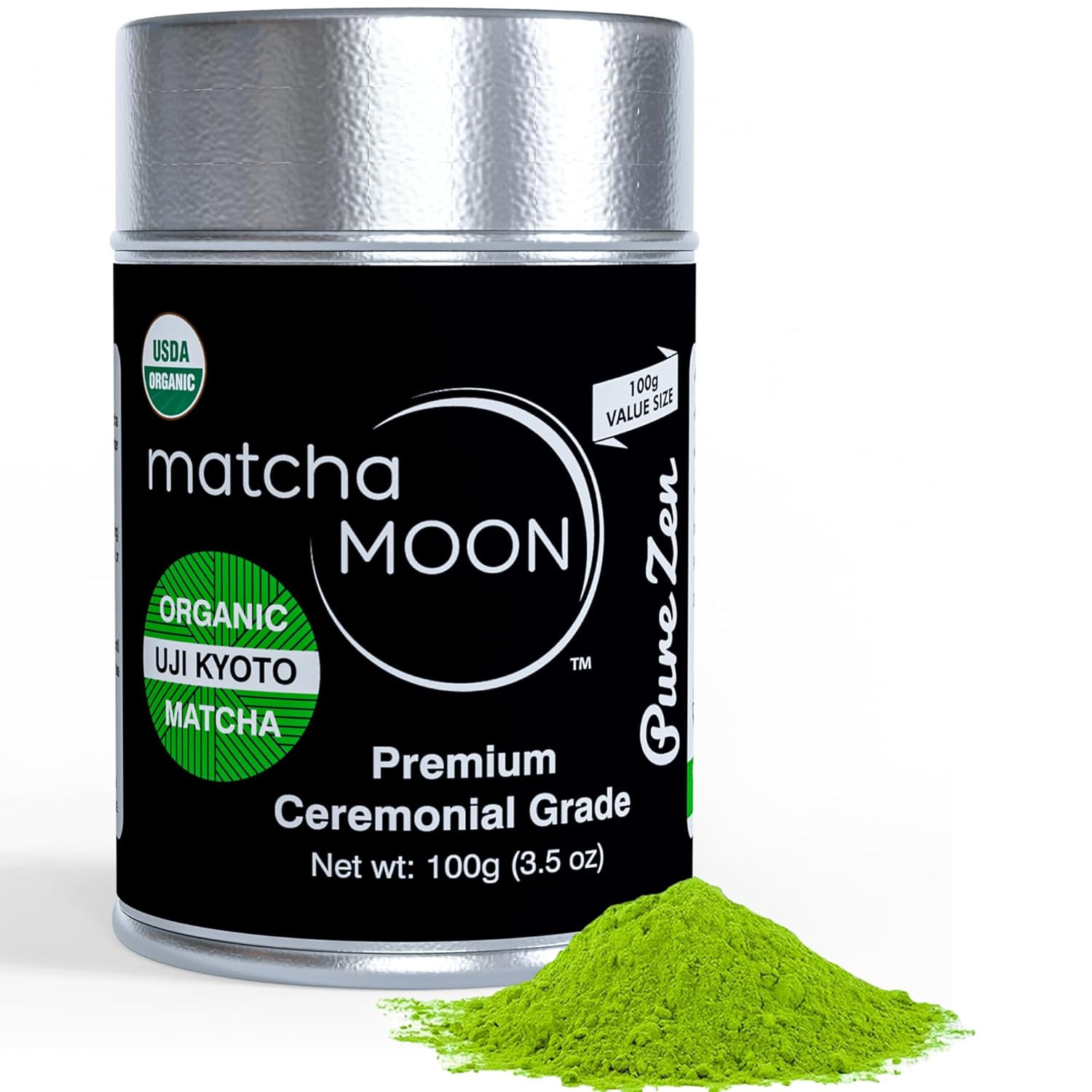 Premium Organic Matcha Powder – Ceremonial Grade from Uji Kyoto – 100G Tin
