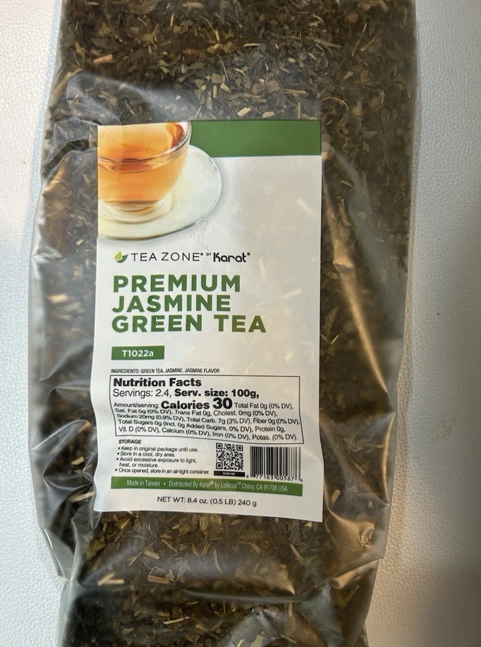 Premium Jasmine Green Tea Loose Leaf 240 G 8 Packs