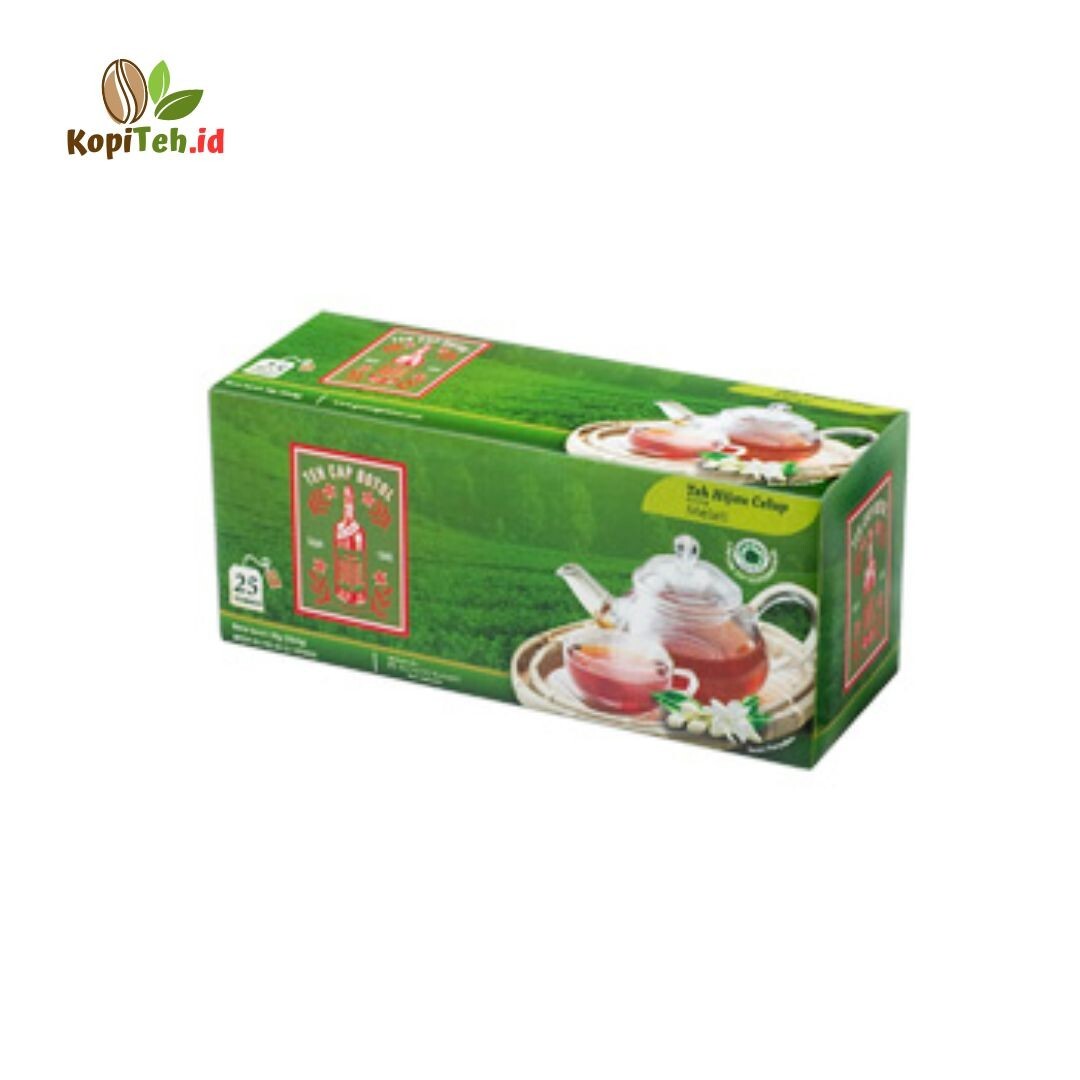 2x 50gr Teh Cap Botol jasmine green tea bags from Indonesia