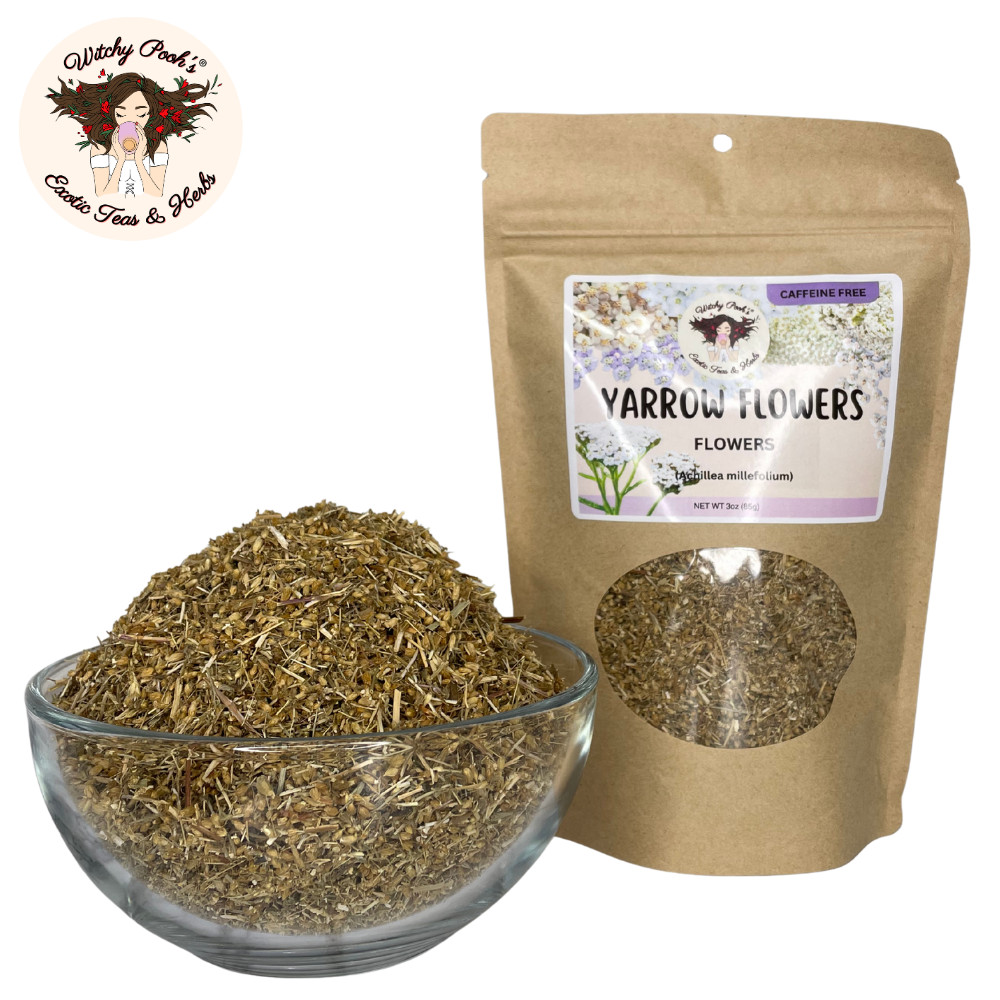 Yarrow Flowers, Flowers Dried, Flowers Whole, Dried Herbs, Food Grade Herbs