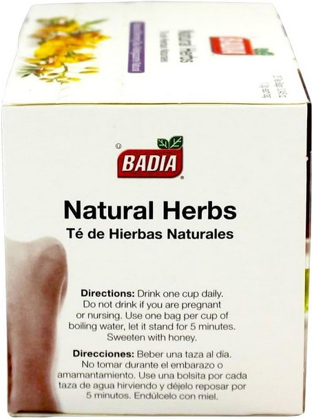 Badia-Natural Herbs Slimming/Slim Tea Lose Weight Detox(4 Packs )100 tea bags