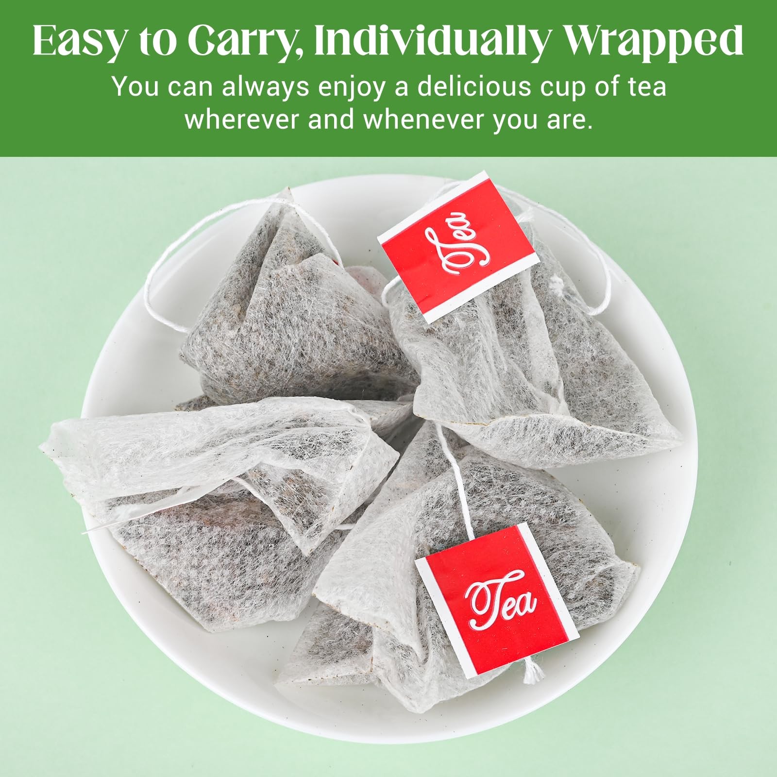 Raspberry Leaf Tea, 100% Natural & Pure Red 50 Bags/1 Pack