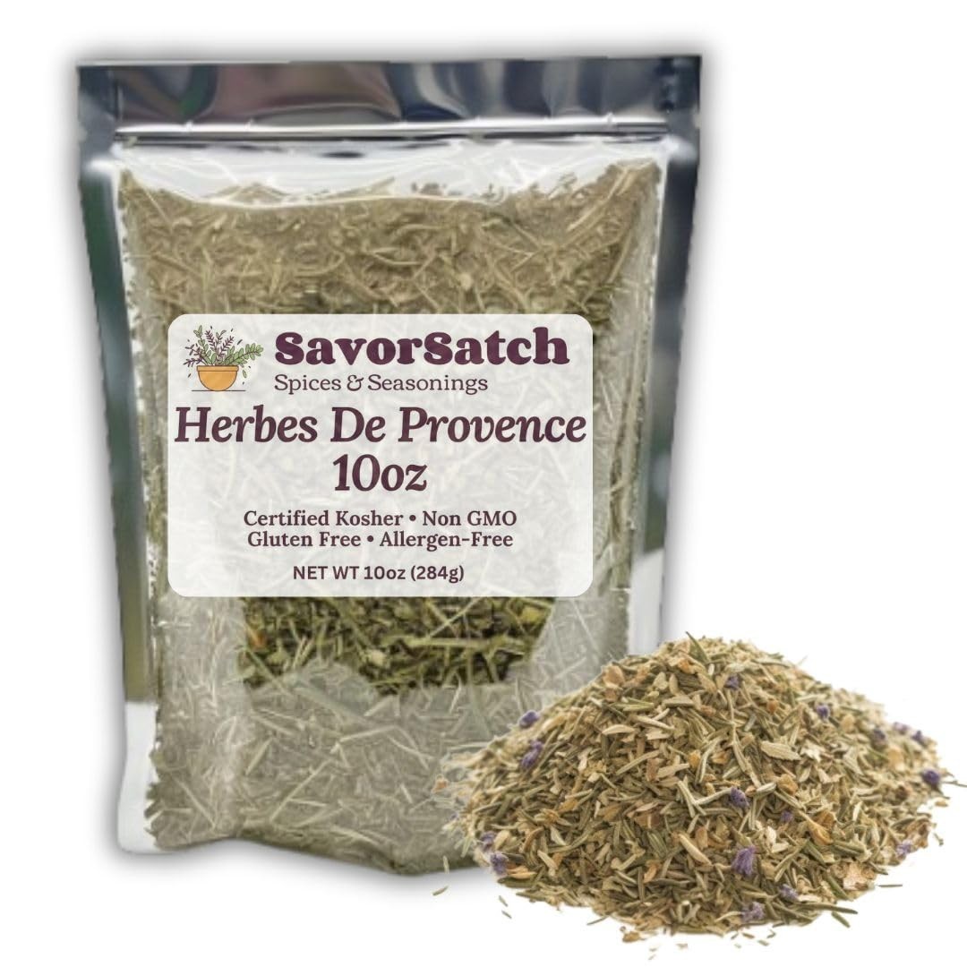 “Herbs of Provence Herbes De Provence – 10oz Resealable Pouch, Fresh and Aroma..