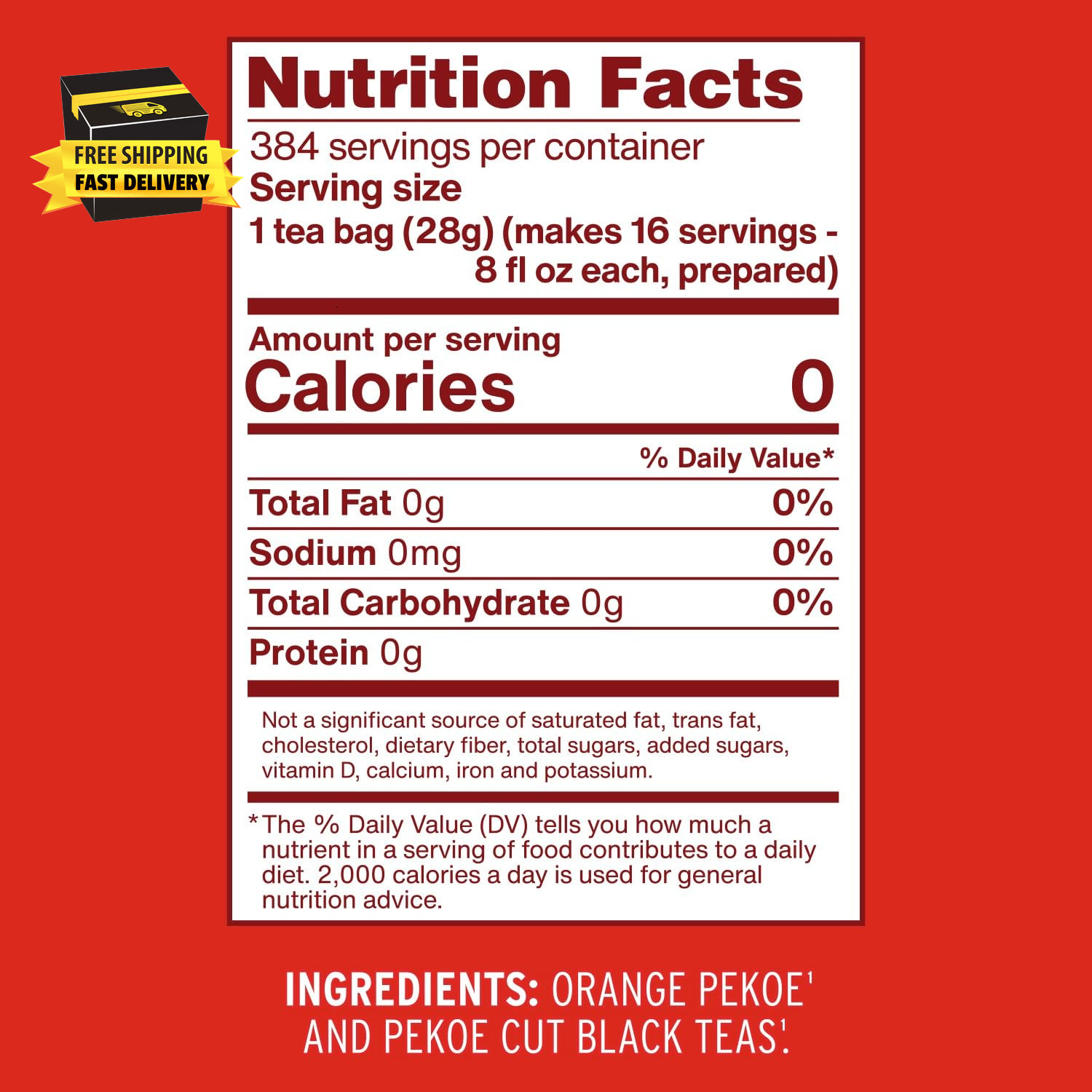 Unsweetened Iced Tea Bags, Gallon Size, 24Ct Box (Pack of 1) ⭐️⭐️⭐️⭐️⭐️