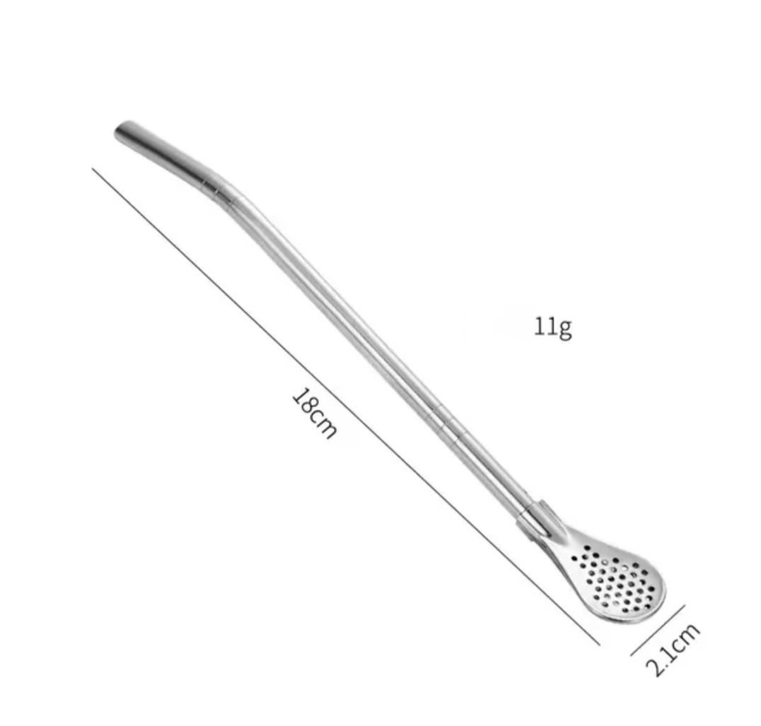 (Set Of 5) Mate Straw Yarbe Straw Stainless Steel Straw Filter Straw