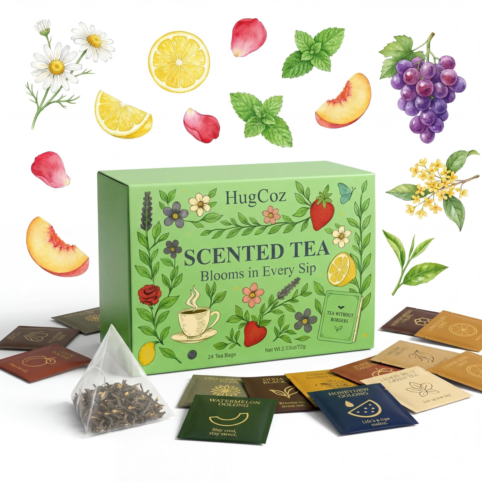 Tea Gift Set | 24 Assorted Tea Bags | Christmas Day & Corporate Gifting Optio…