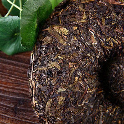 Pu-erh Tea Raw Sheng Yunnan Menghai Organic Green 357g Cake Premium Healthy