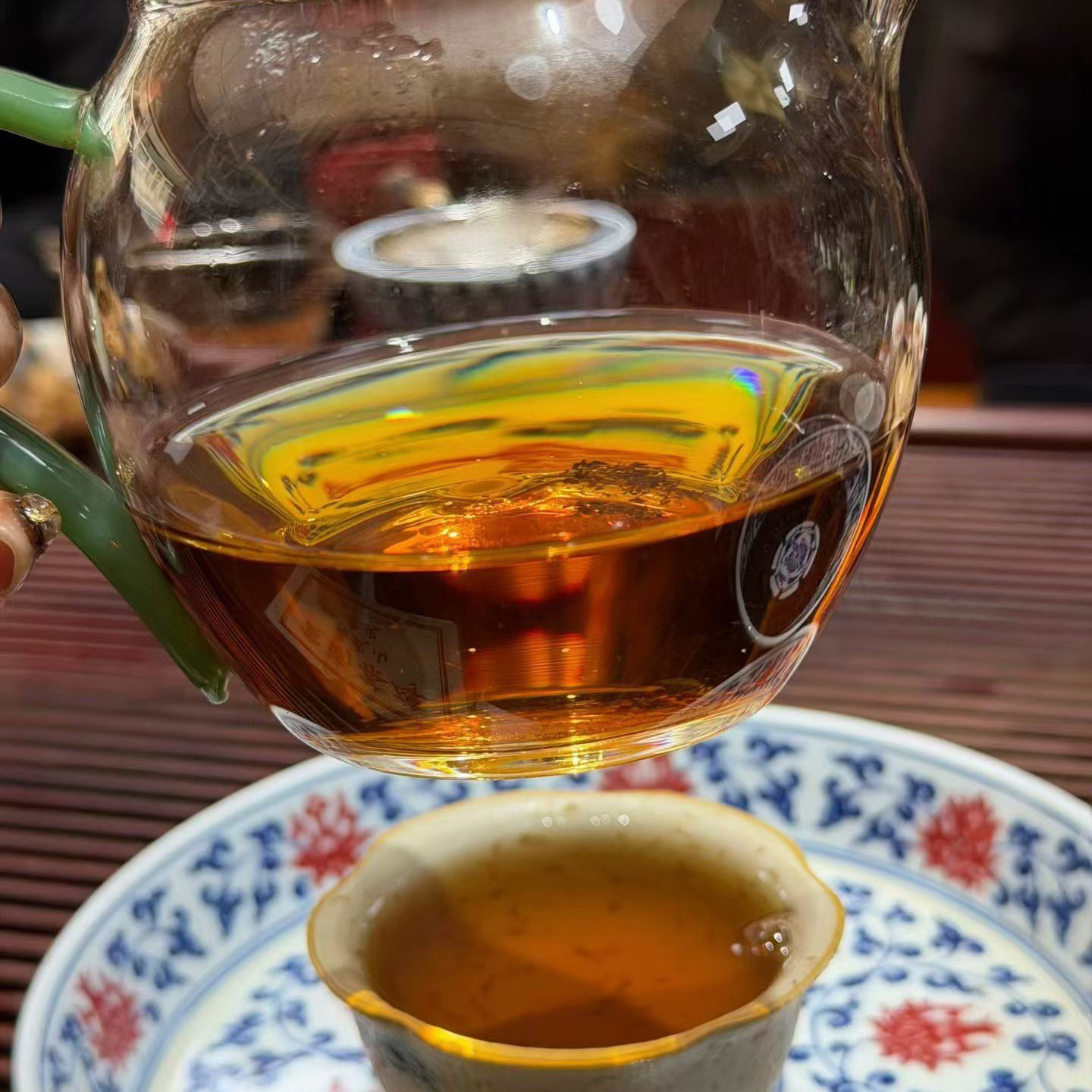1990s Shuangshi Tongqing Red Label Raw Pu-erh 2-Cake Set