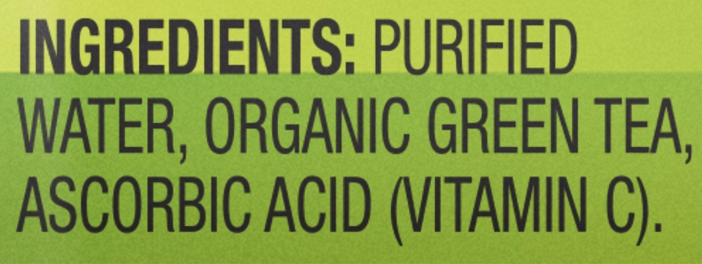 Unsweetened Pure Green Tea Organic Sugar Free 0 Calories 16.9 Ounce Pack of 12