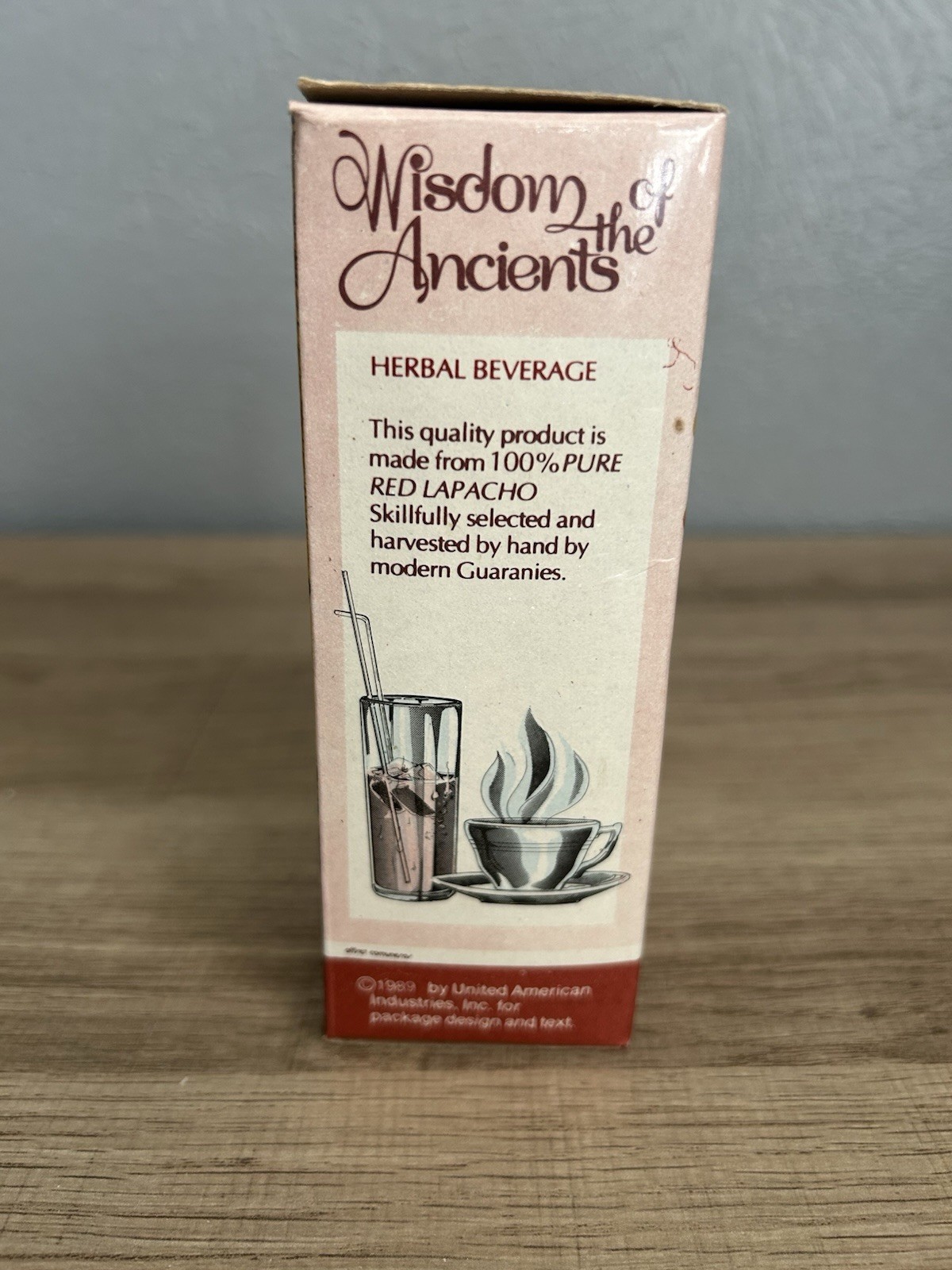 Wisdom of The Ancients Pau D’Arco Tea 1980s Immunity Red Lapacho Herbal Tea